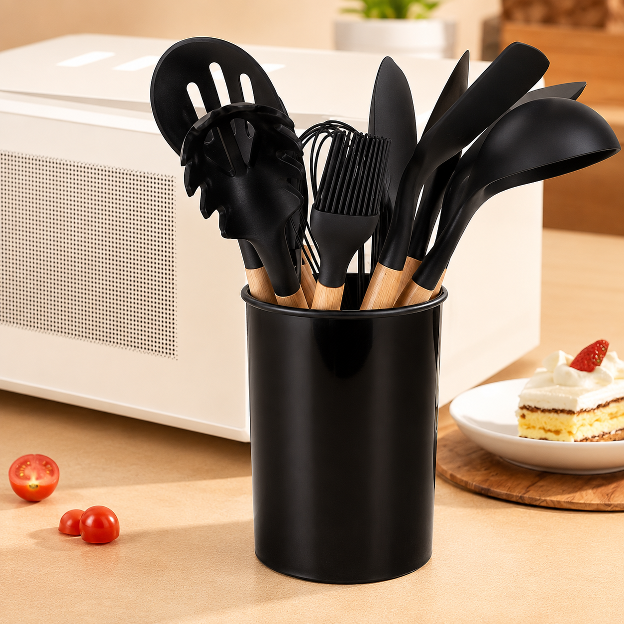 Heat Resistant Silicone Cooking Utensils Set