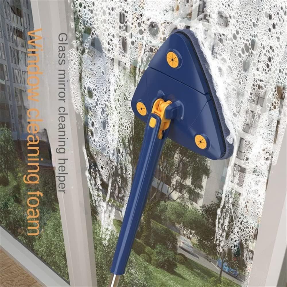 360° Rotating Adjustable Triangle Mop for wet and dry floor cleaning