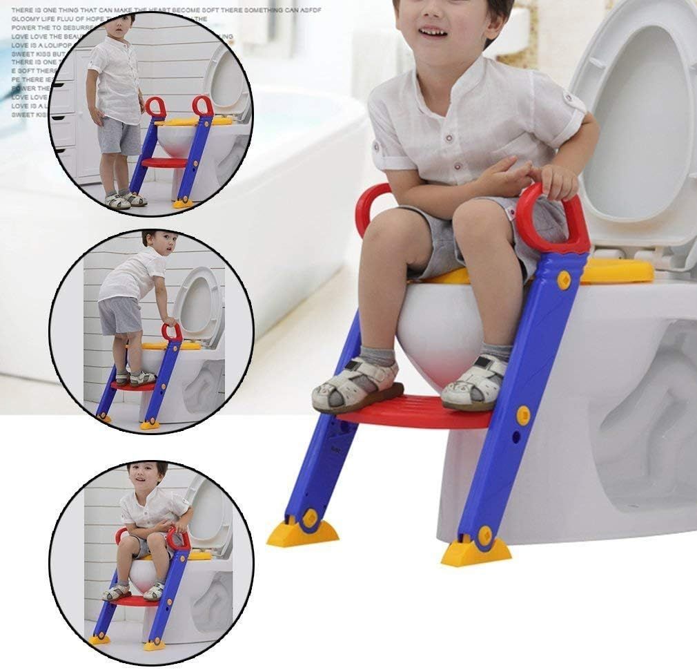 Adjustable Kids Toilet Training Seat with Ladder
