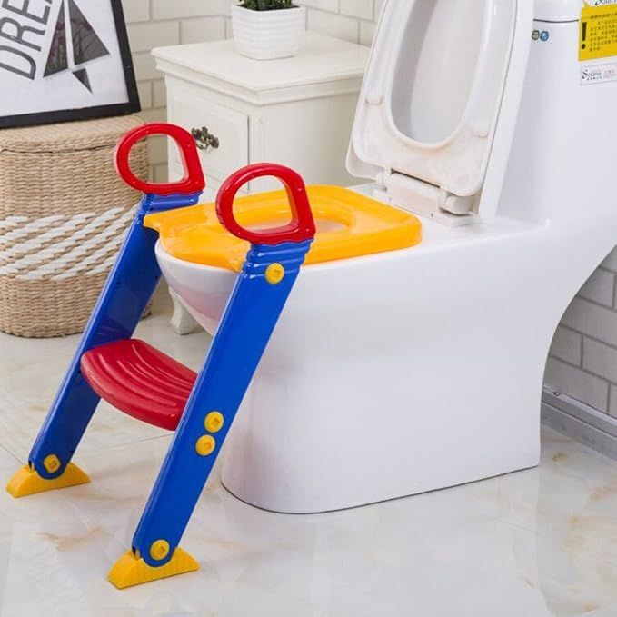 Adjustable Kids Toilet Training Seat with Ladder