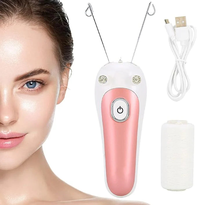 Electric Facial Threading Hair Remover Rechargeable Portable Face Hair Removal Device for Women
