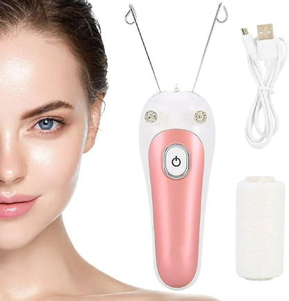 Electric Facial Threading Hair Remover Rechargeable Portable Face Hair Removal Device for Women